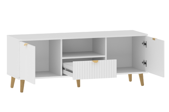Тумба ТВА Дакота НМ 040.23 меренга, белый